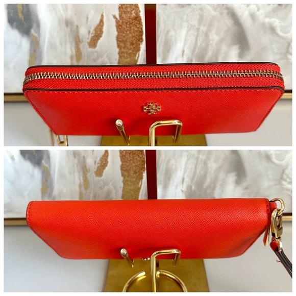 EUC Tory Burch Women's Emerson Wristlet Zip Continental - Picture 5 of 10